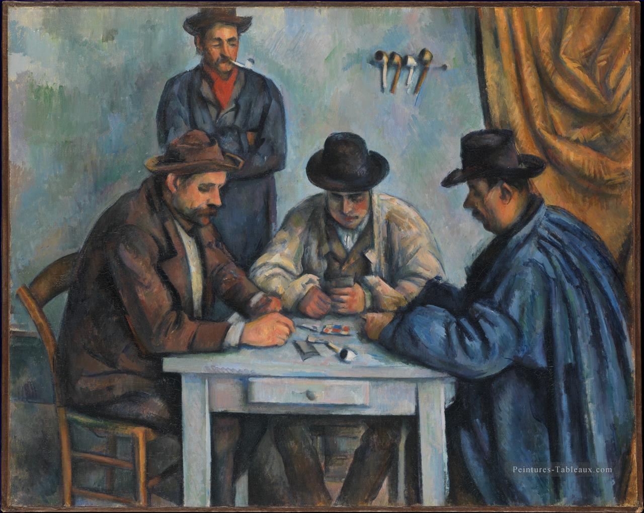 les joueurs de cartes 1893 Paul Cézanne Peintures à l'huile